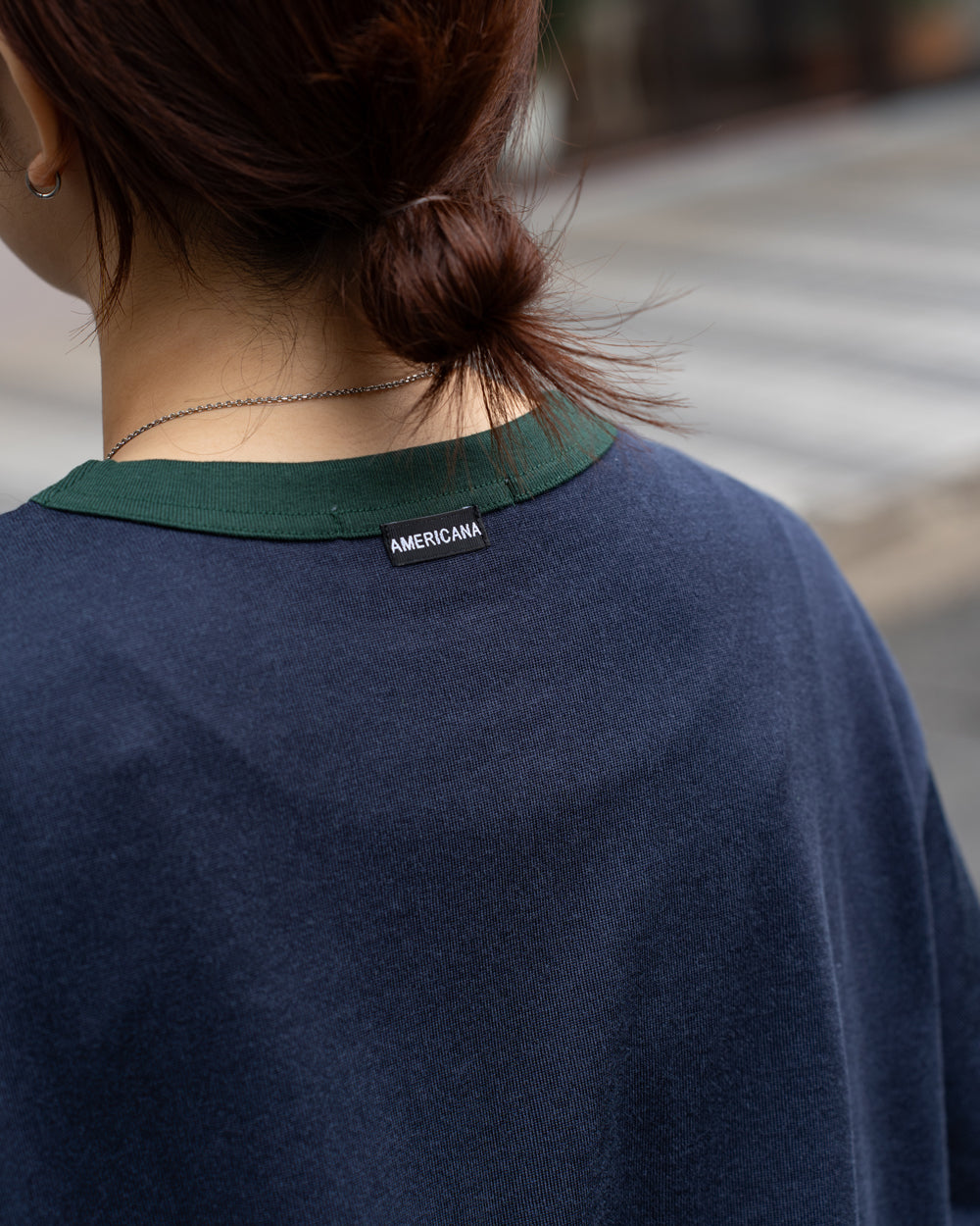 Americana Football ringer tee