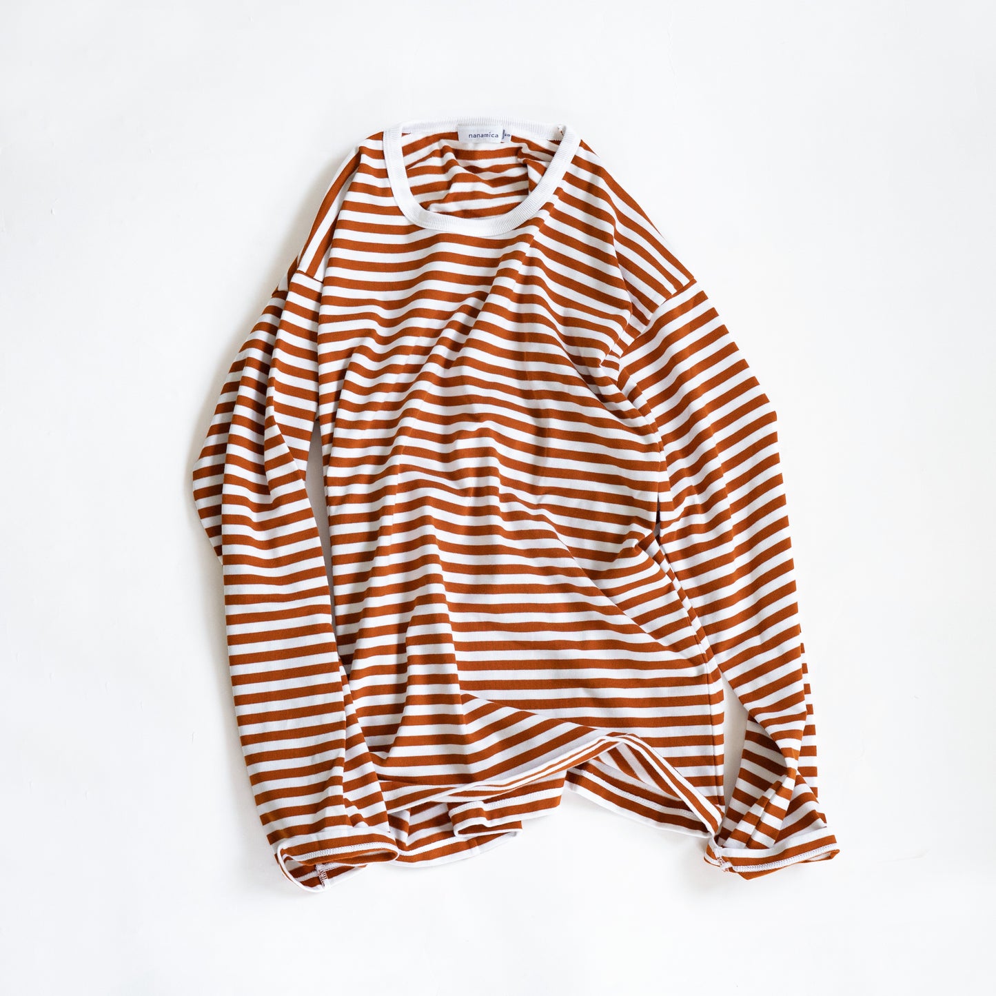 nanamica COOLMAX Stripe Jersey L/S Tee