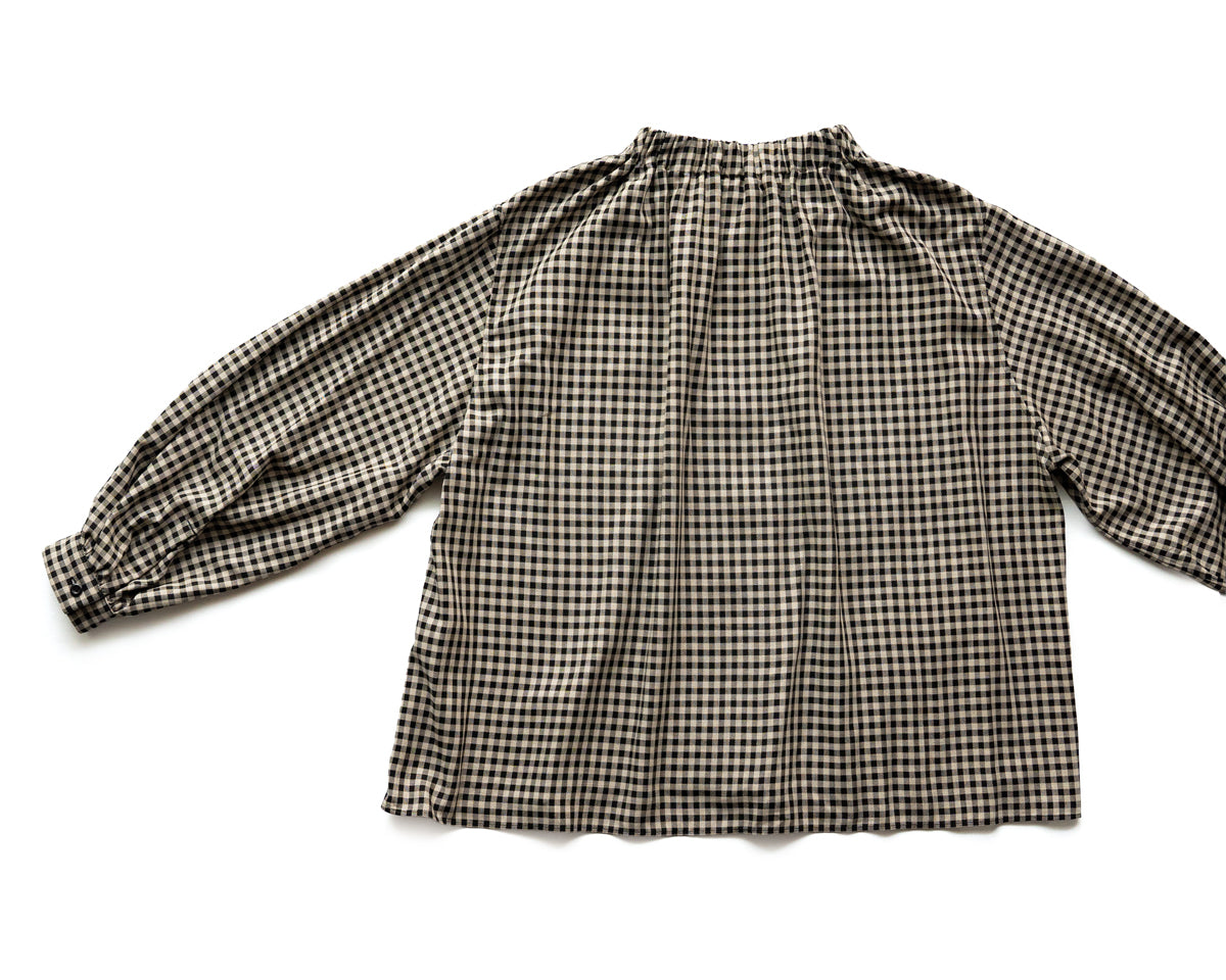 HAVERSACK Shepherd's check blouse