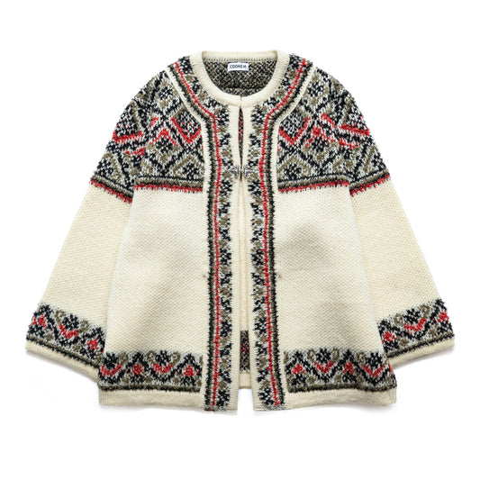 COOHEM　NORWEGIAN KNIT CARDIGAN