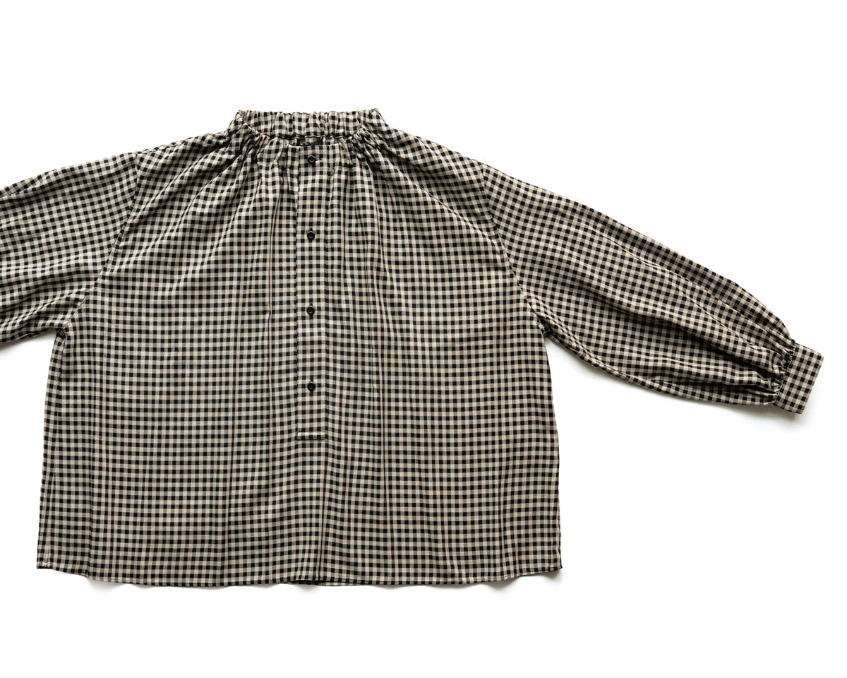HAVERSACK Shepherd's check blouse