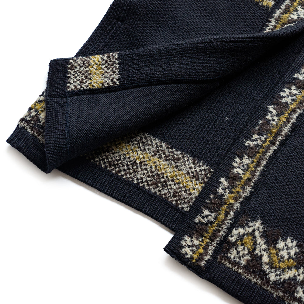 COOHEM　NORWEGIAN KNIT CARDIGAN