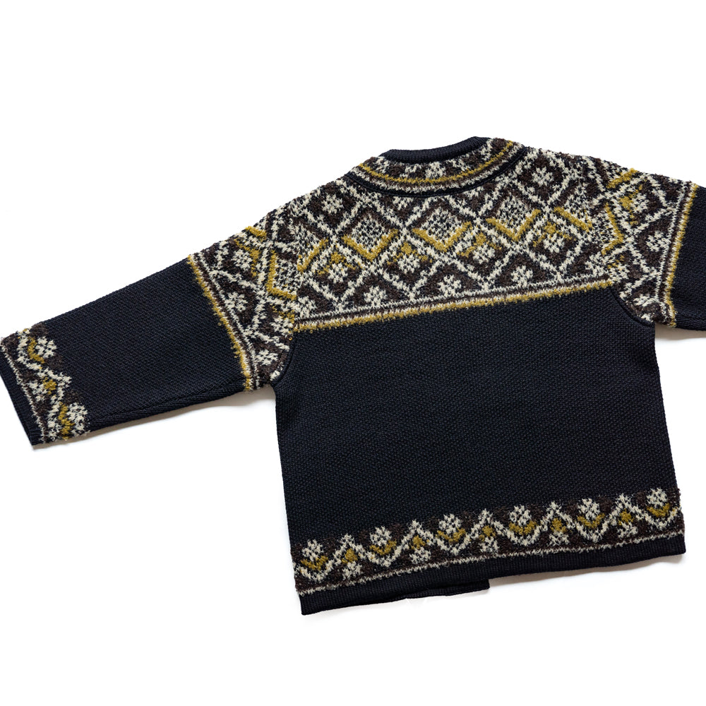 COOHEM　NORWEGIAN KNIT CARDIGAN