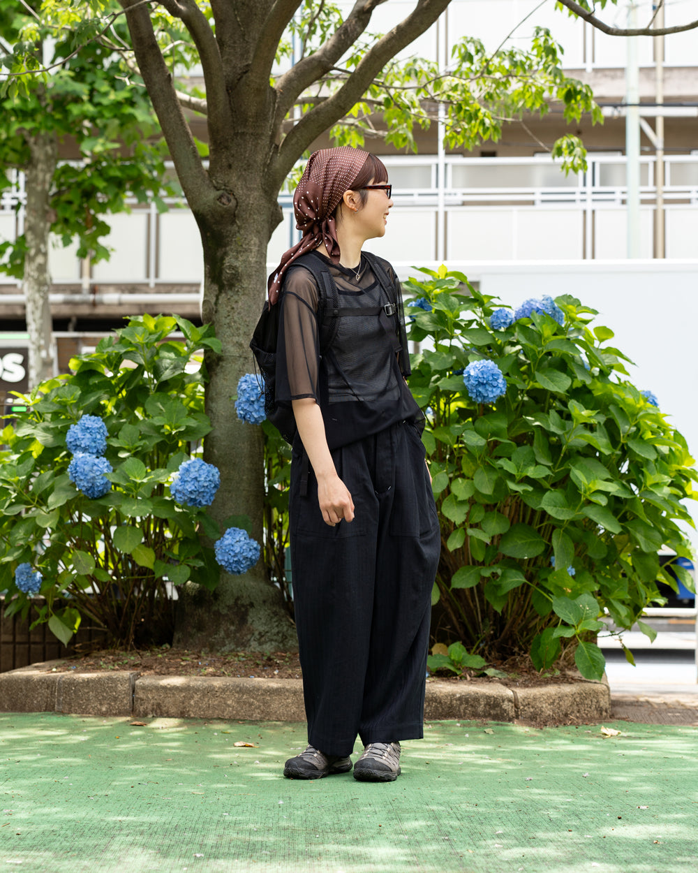 パンツ HAVERSACK COTTON LINEN Dungaree PANTS HAVERSACK Utility pants -Cotton linen herringbone – Friday