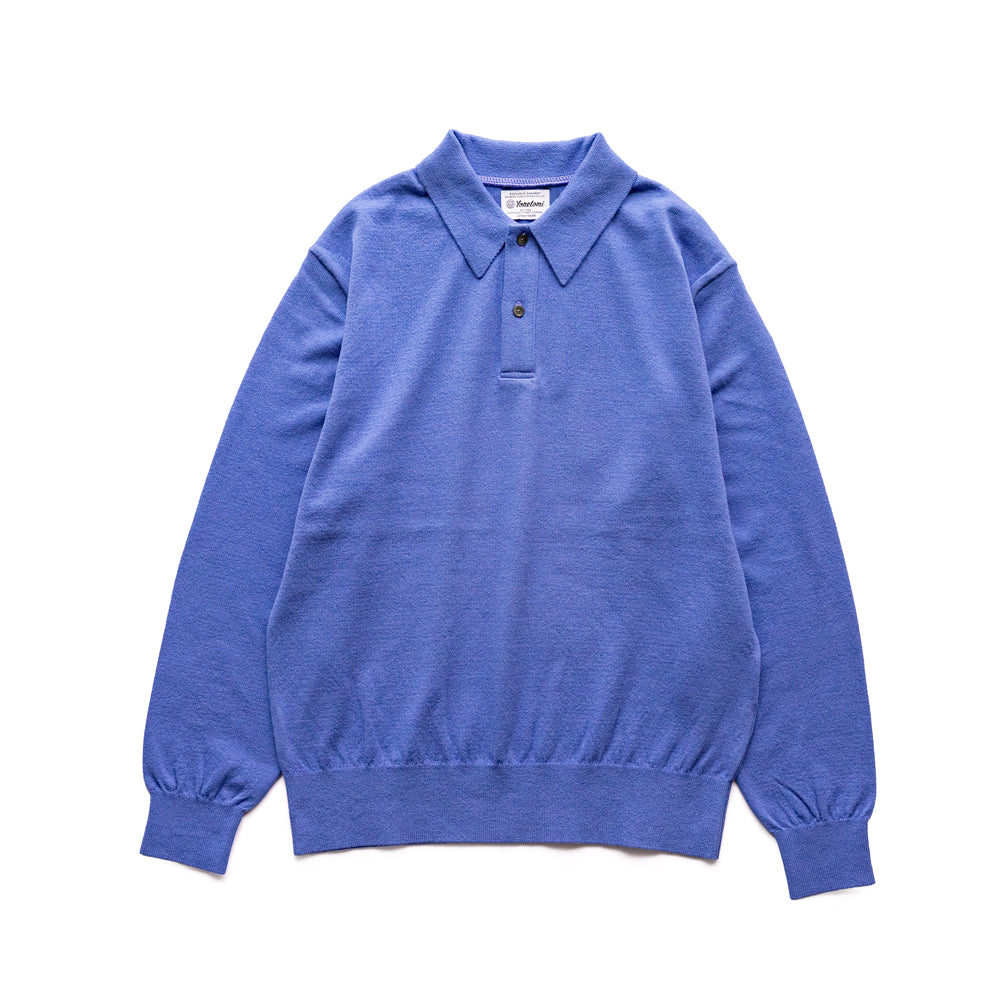 Yonetomi  LIGHT WAVE COTTON KNIT POLO