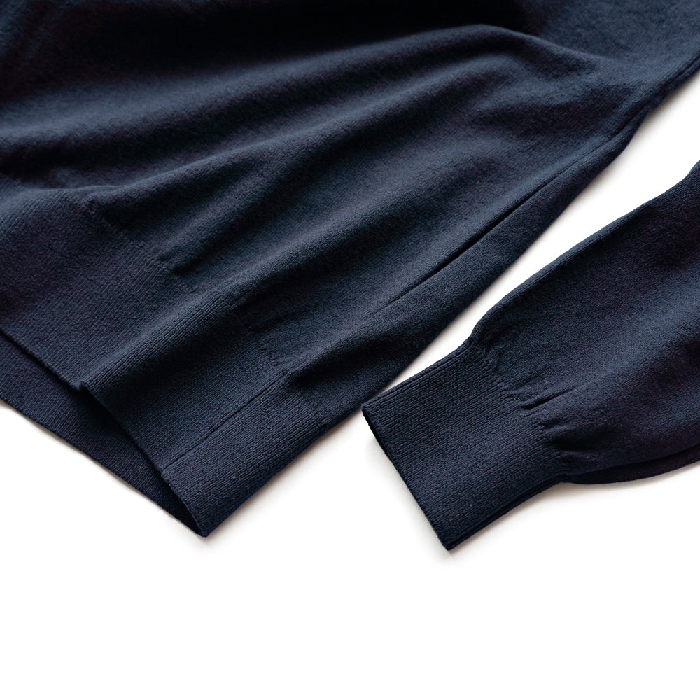 Yonetomi  LIGHT WAVE COTTON KNIT POLO
