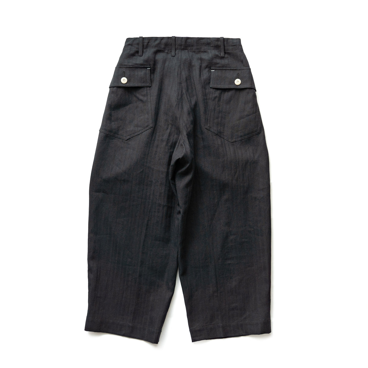 HAVERSACK Utility pants -Cotton linen herringbone – Friday