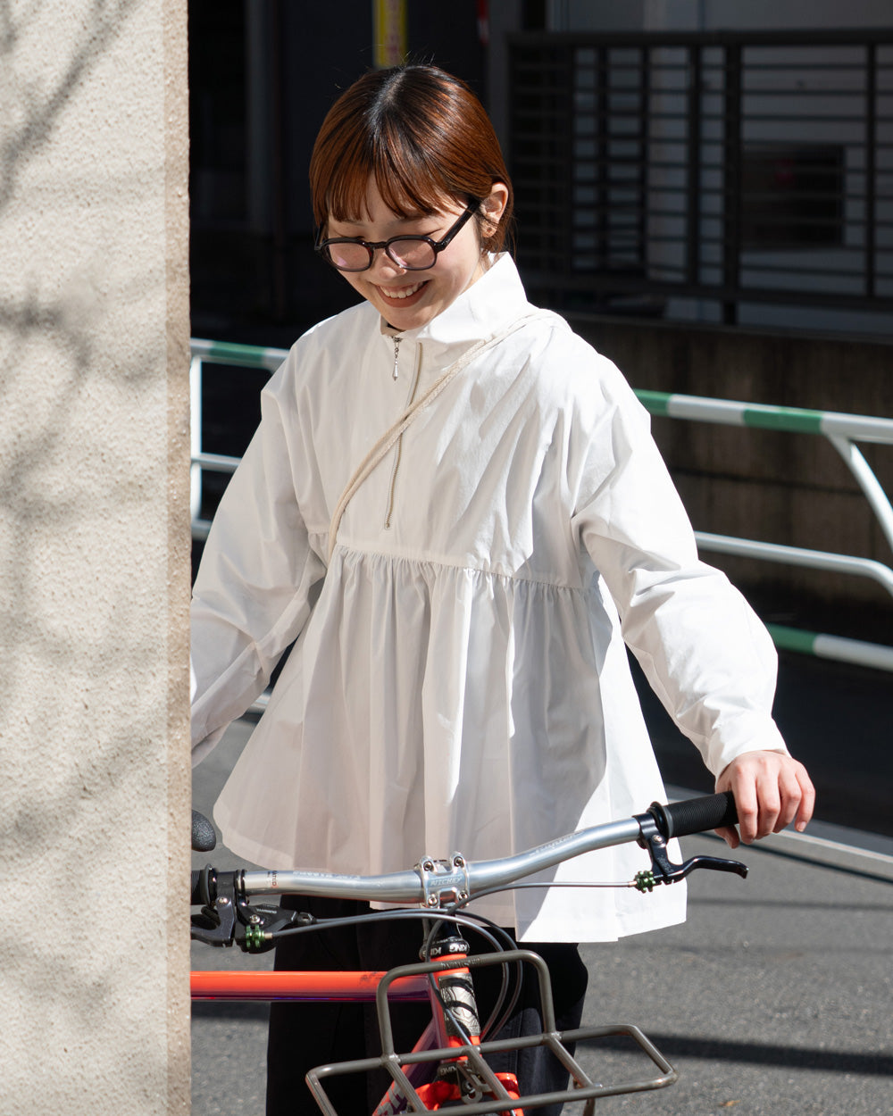 HAVERSACK Half Zip P/O Blouse