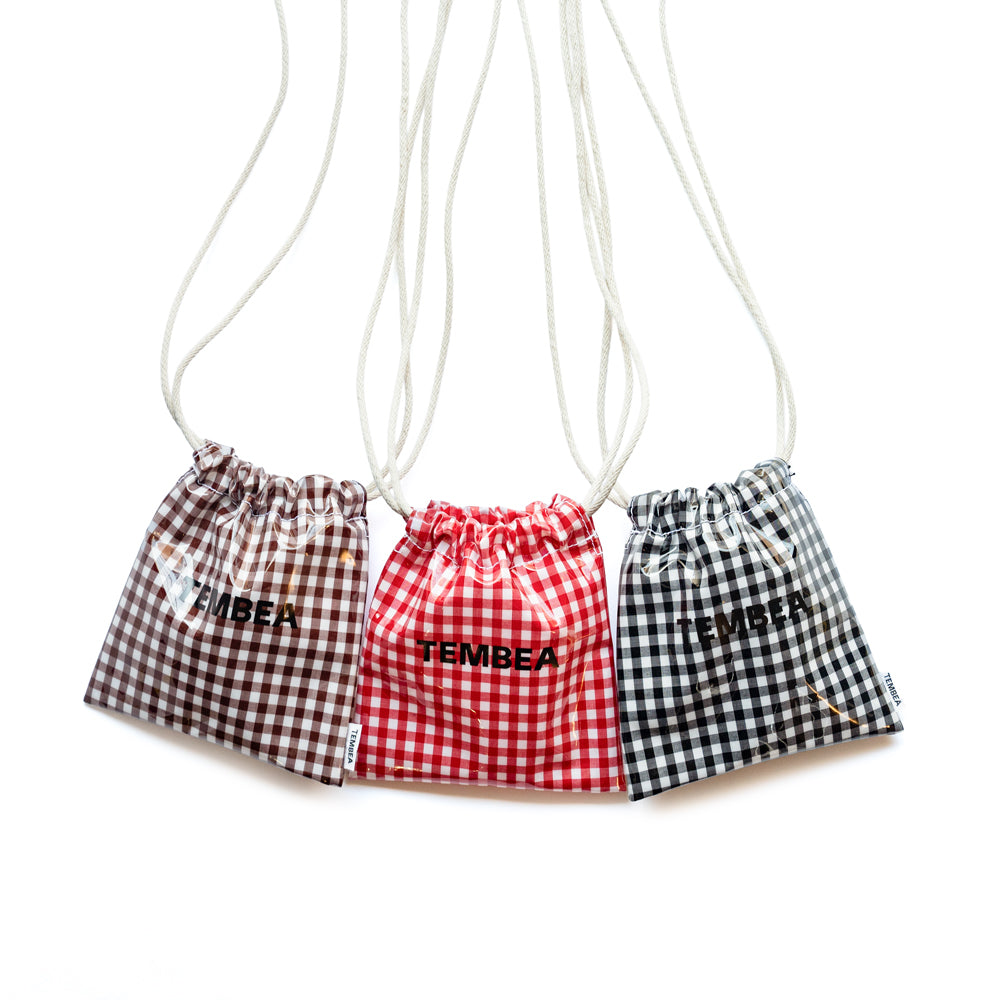 TEMBEA　巾着 POCHETTE -GINGHAM CHECK