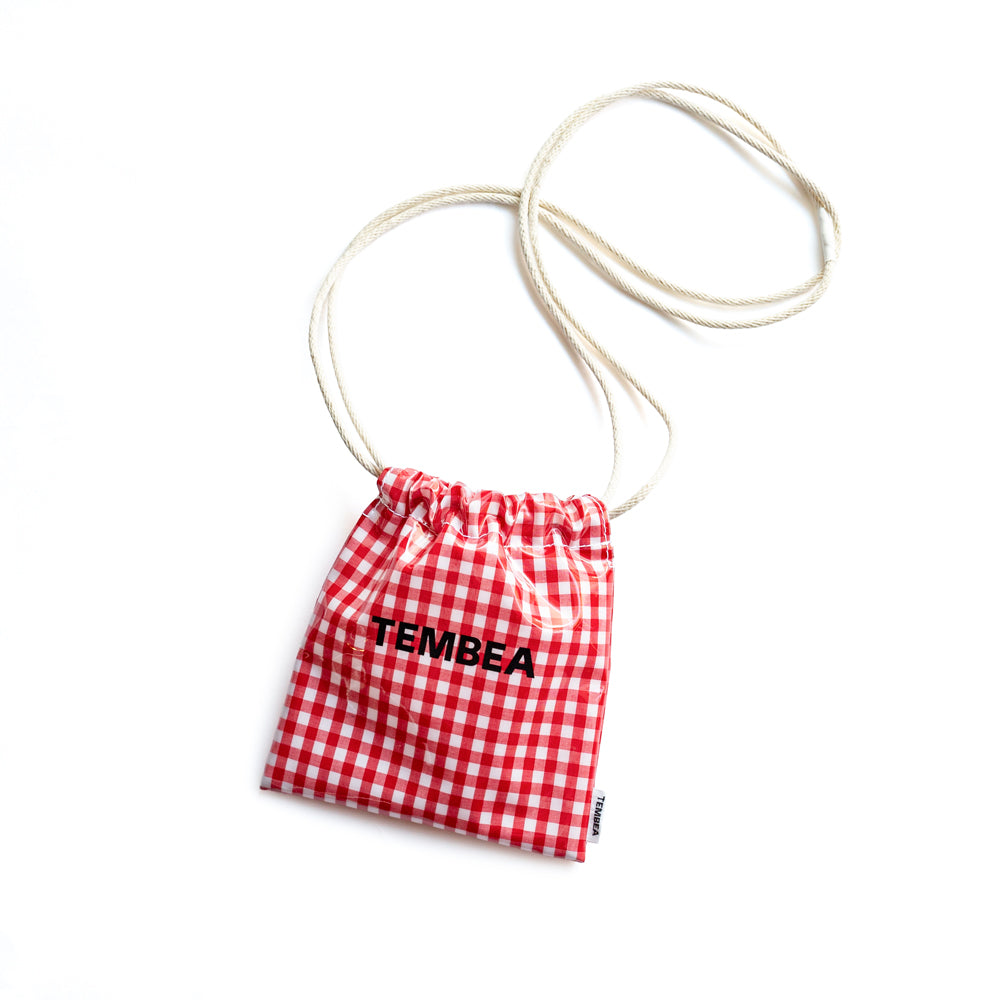 TEMBEA　巾着 POCHETTE -GINGHAM CHECK