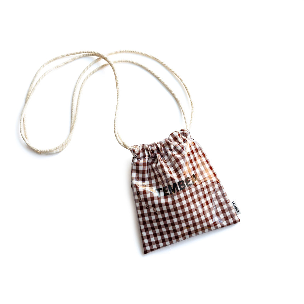 TEMBEA　巾着 POCHETTE -GINGHAM CHECK