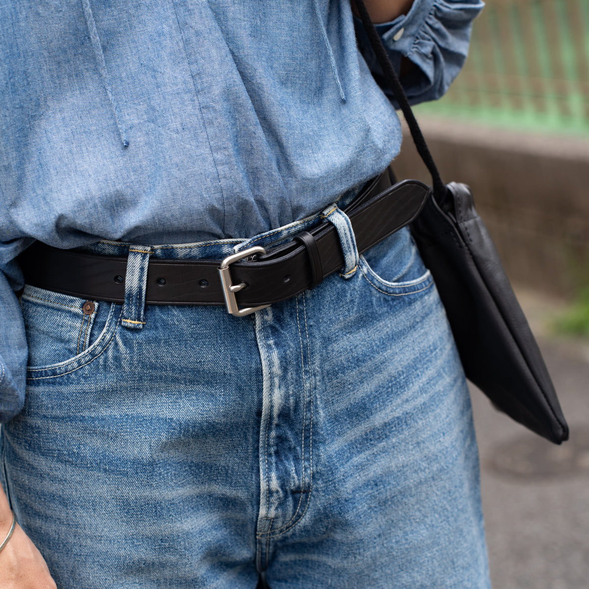 Oblada  ROLL BUCKLE BELT(35mm)
