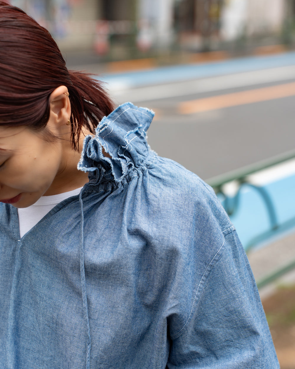 HAVERSACK  Double Frill collar shirts