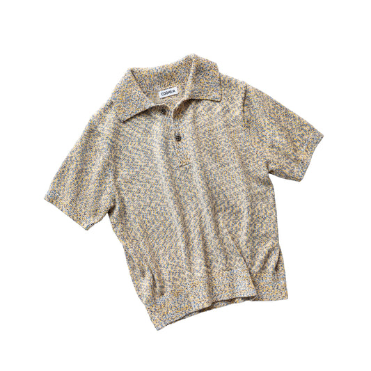 COOHEM  MULTICOLOR COTTON KNIT POLO