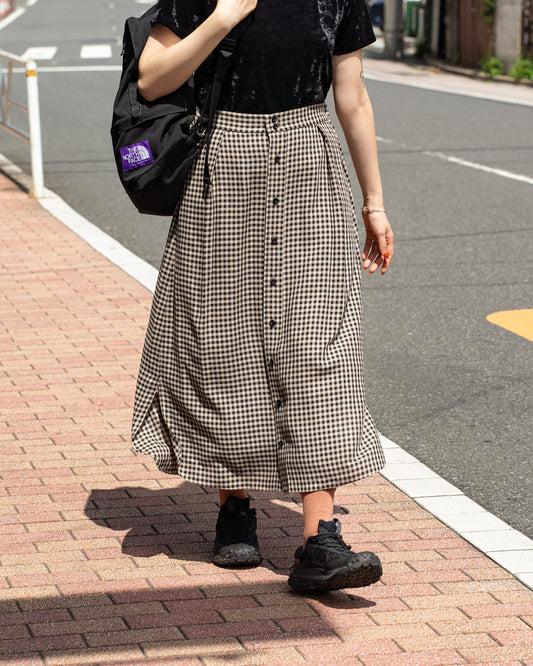HAVERSACK Shepherd's check skirt