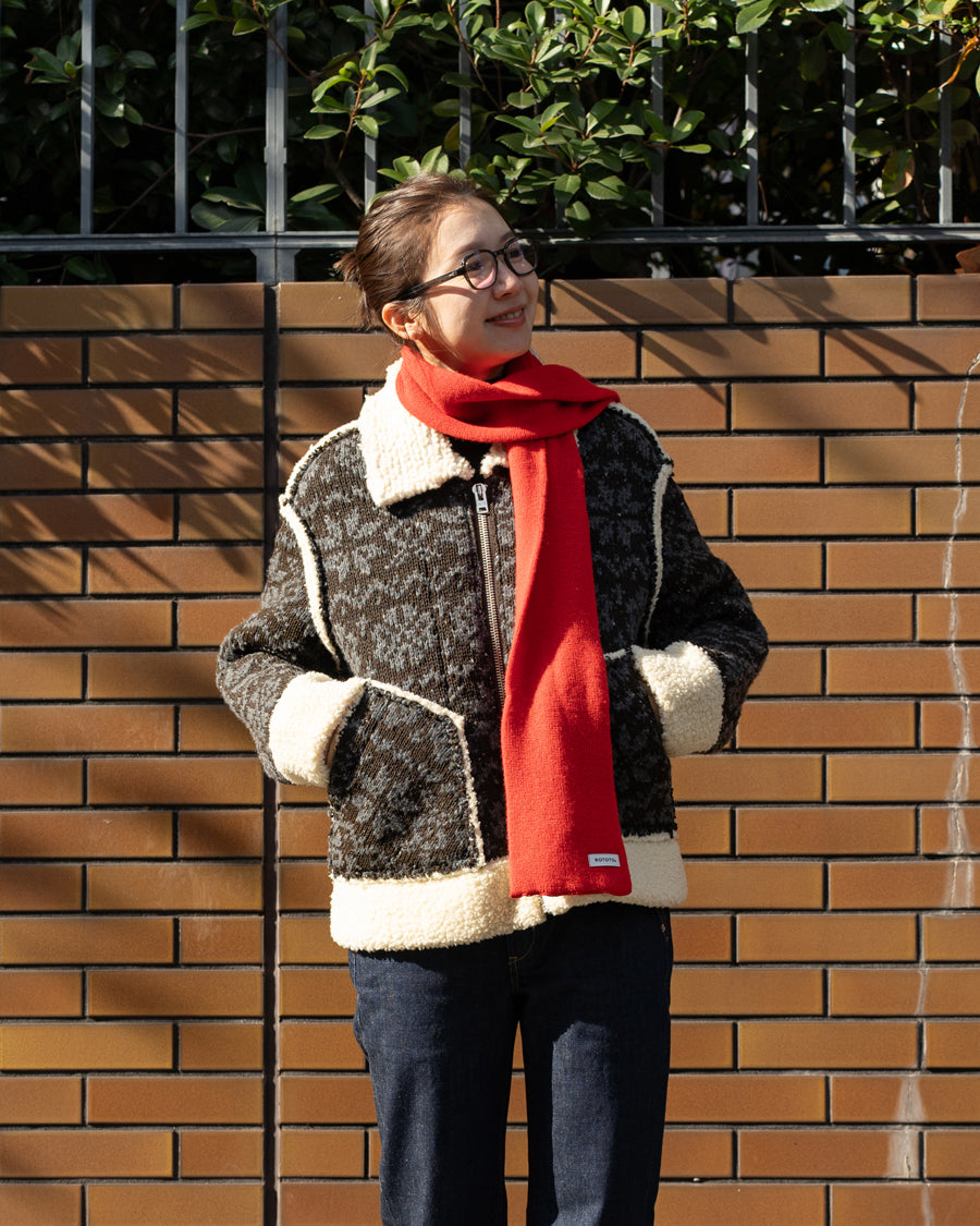 COOHEM FAIR ISLE MOUTON BLOUSON -Men's