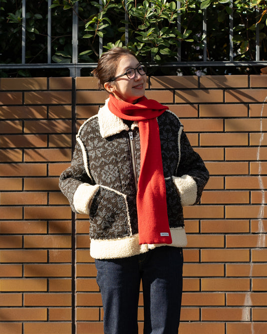 COOHEM FAIR ISLE MOUTON BLOUSON -Men's