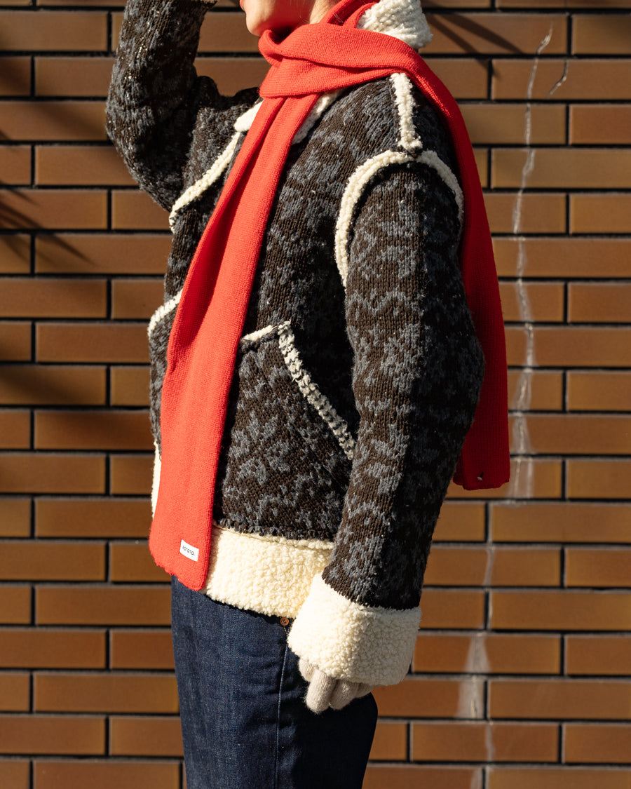 COOHEM FAIR ISLE MOUTON BLOUSON -Men's