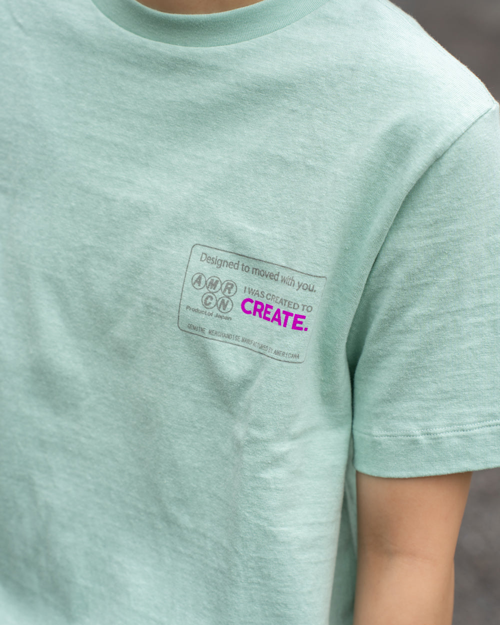 Americana Raffy print tee -AMRCN CREATE