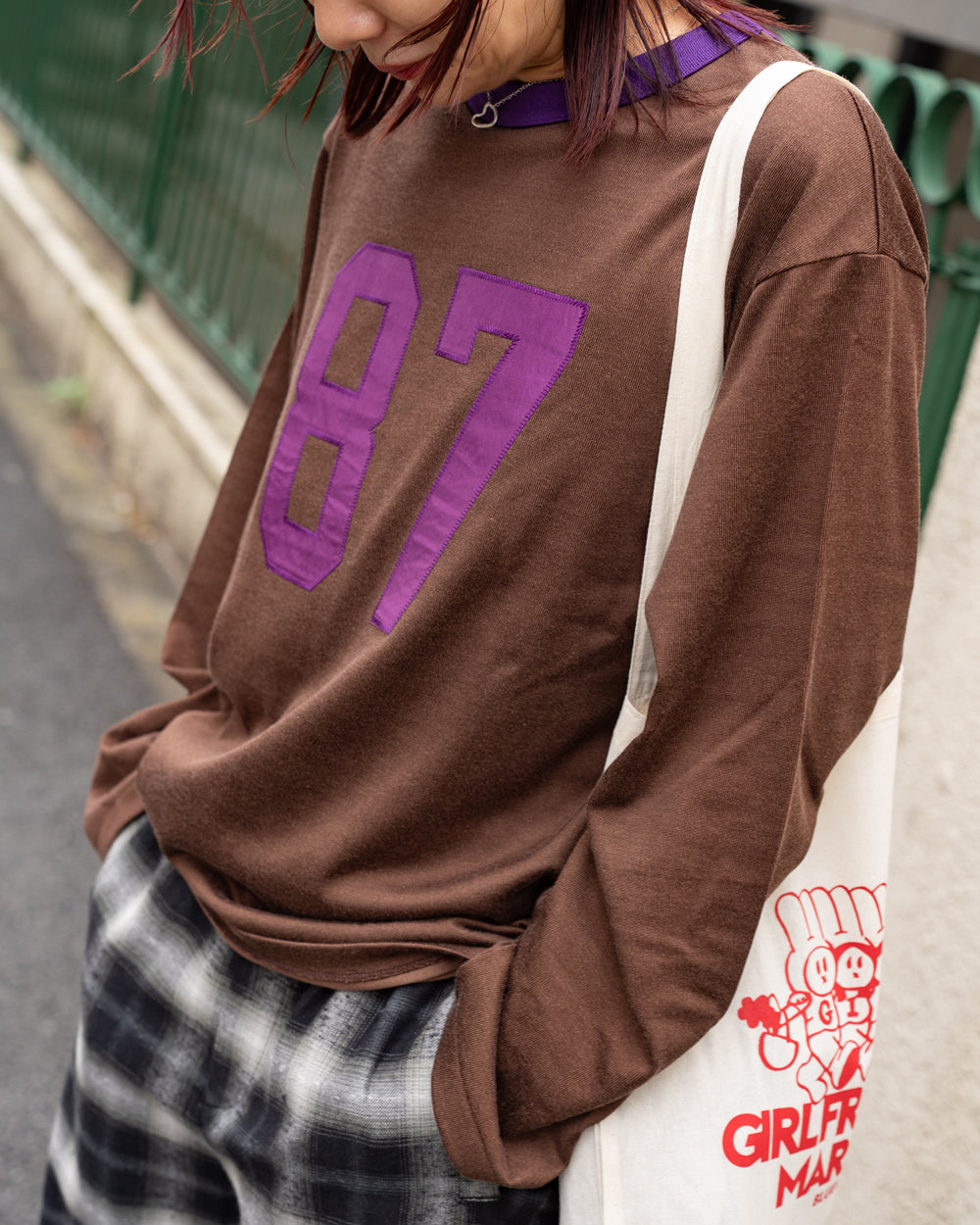 Americana Football ringer tee
