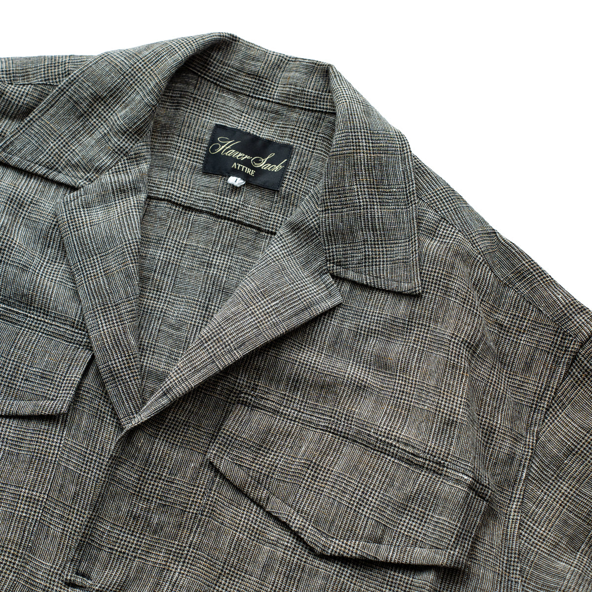 HAVERSACK Safari shirts -Linen glencheck