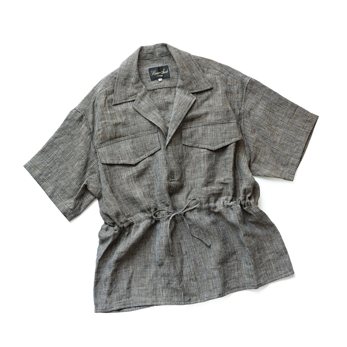 HAVERSACK Safari shirts -Linen glencheck