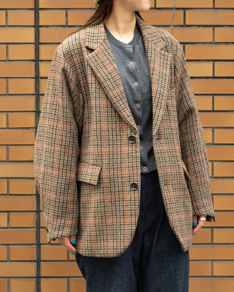 Oblada UNCONSTRUCTION JACKET -GUNCLUB CHECK