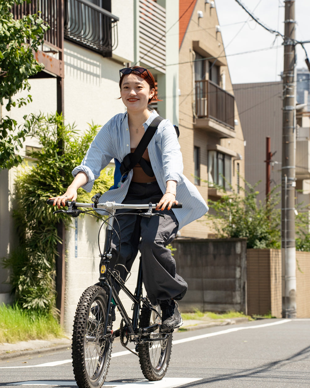 nanamica Button Down Stripe Wind Shirt