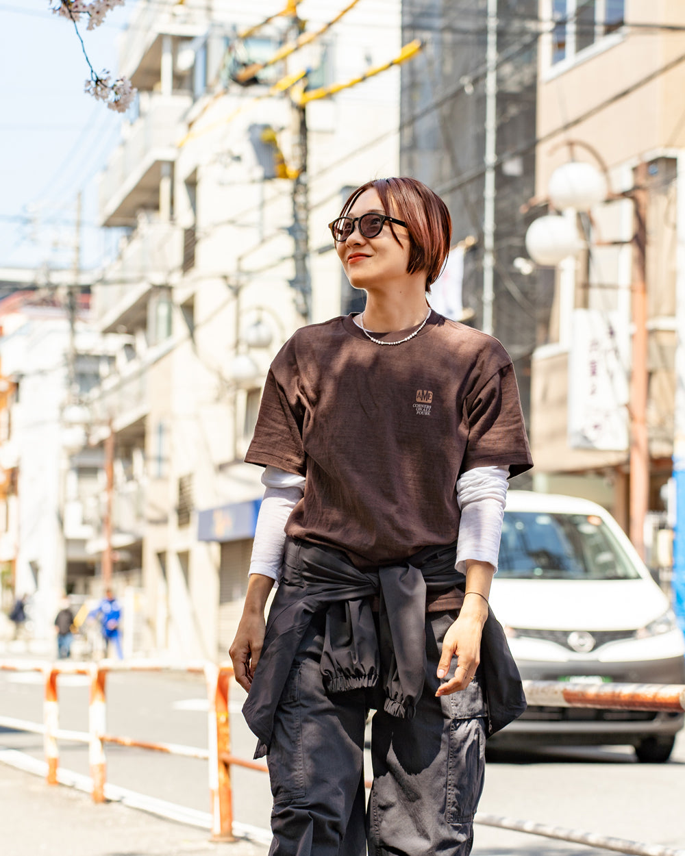 Americana Raffy print tee -Car print
