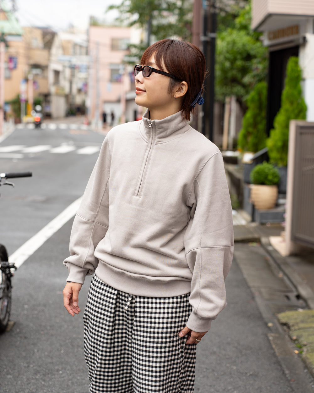 HAVERSACK  Half zip sweat