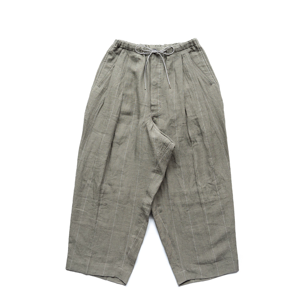 HAVERSACK  2 Pleated wide pant  -Linen
