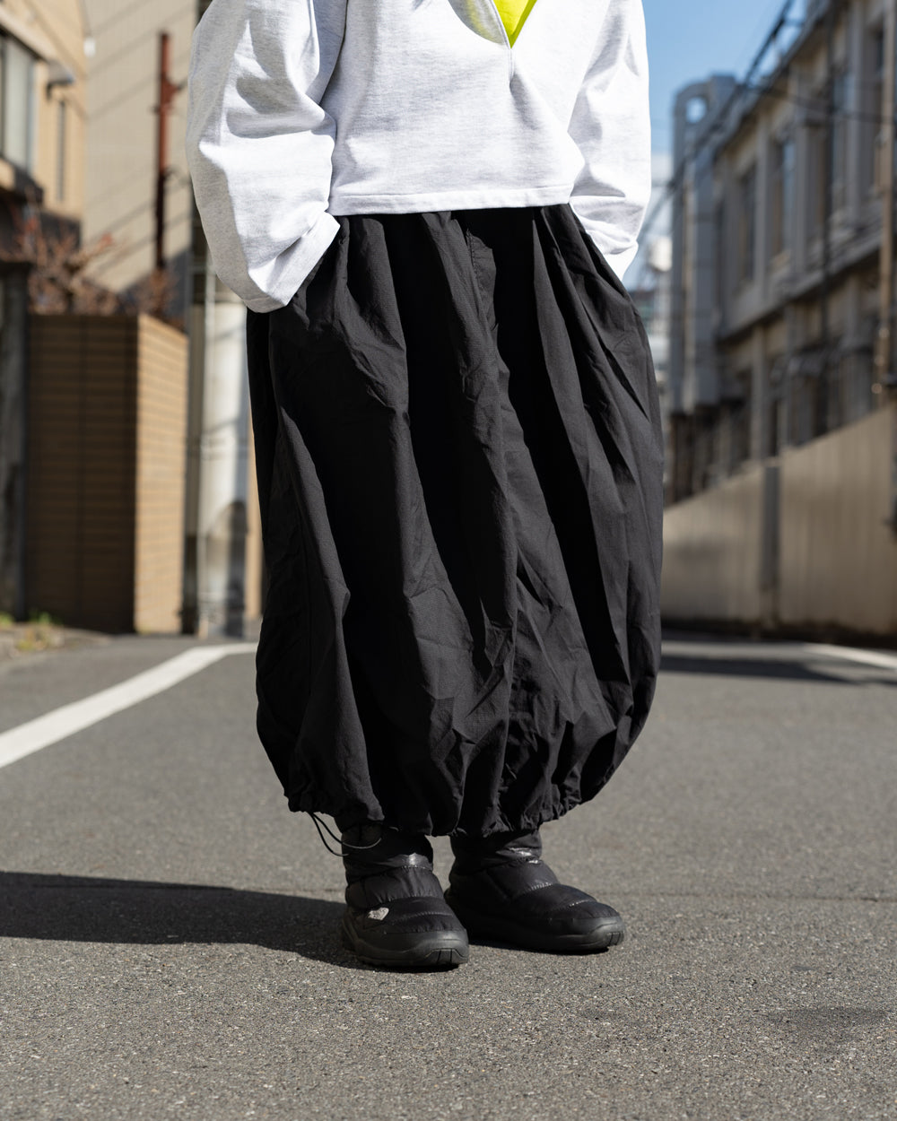 THE NORTH FACE PURPLE LABEL  Garment Dyed Nylon Over Skirt