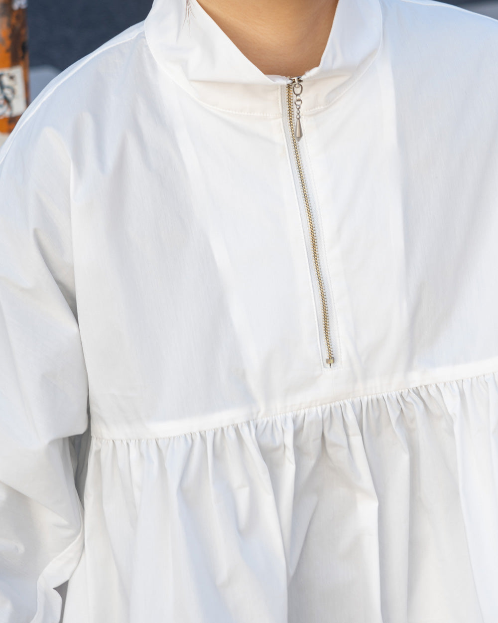 HAVERSACK Half Zip P/O Blouse
