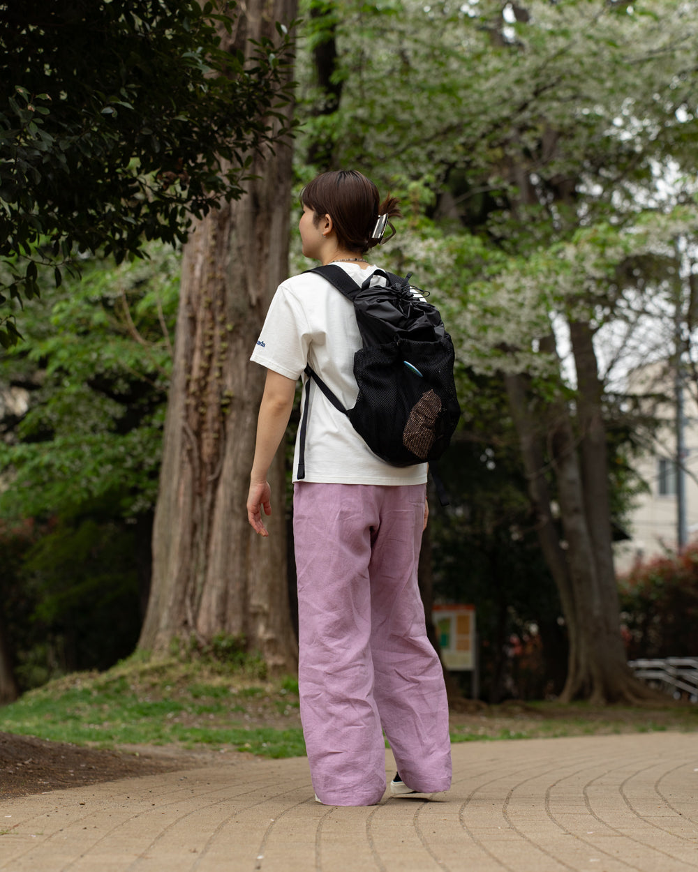 F F F   Easy pants  -Linen  "Lavender"