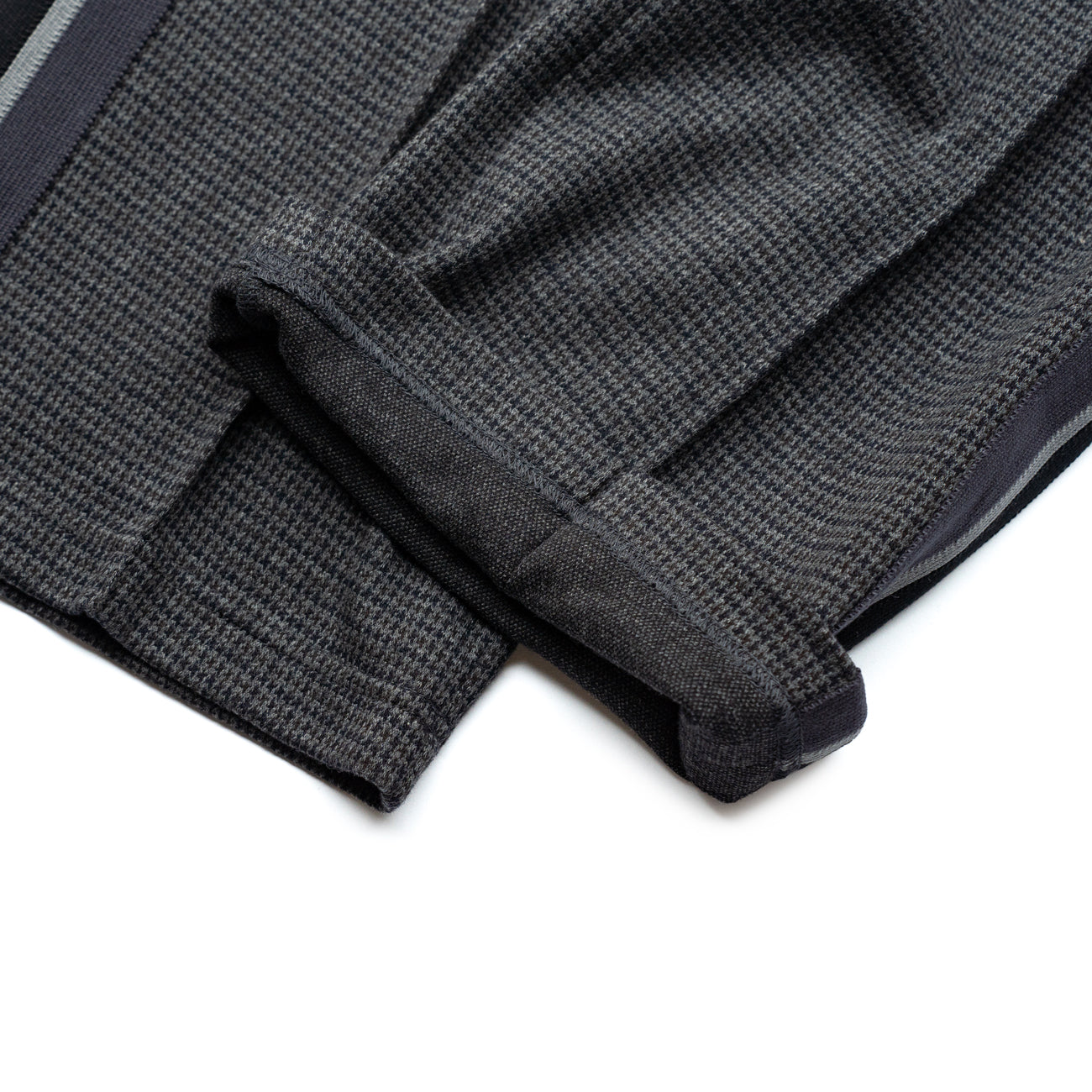 COOHEM  KNIT SIDELINE HOUNDSTOOTH TRACK PANTS