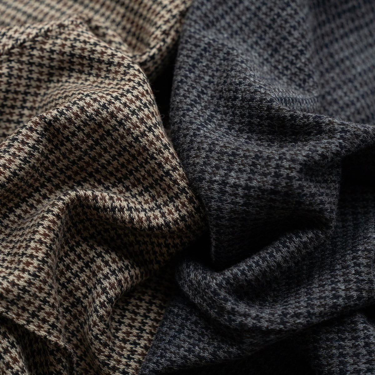 COOHEM  KNIT SIDELINE HOUNDSTOOTH TRACK PANTS