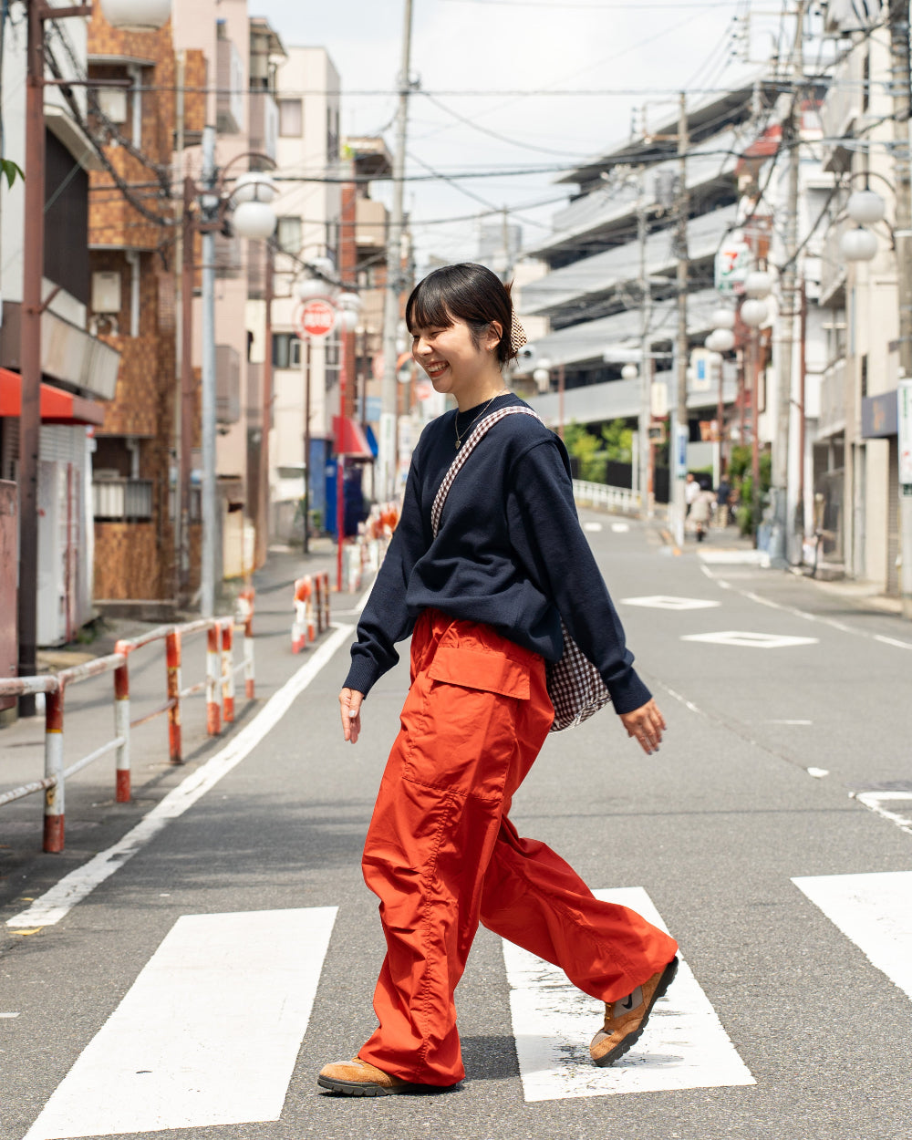 Yonetomi  WAVE COTTON KNIT PULLOVER