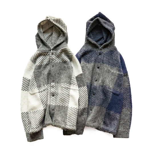nanamica Mohair Hooded Shirt Jacket