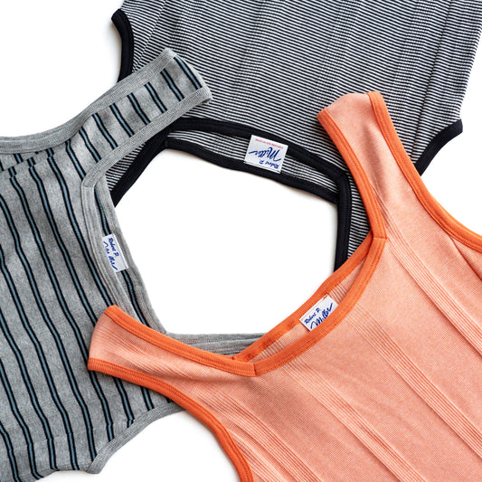 Robert P. miller  PANEL RIBBED TANKTOP -862C