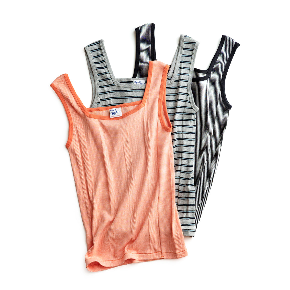 Robert P. miller  PANEL RIBBED TANKTOP -862C