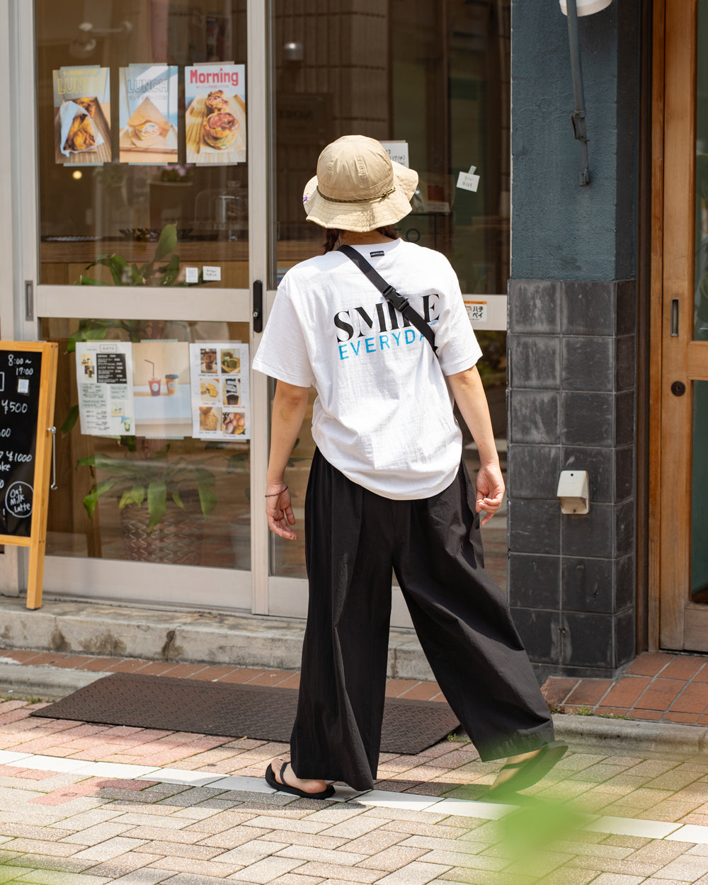 Americana Print tee -SMILE EVERYDAY
