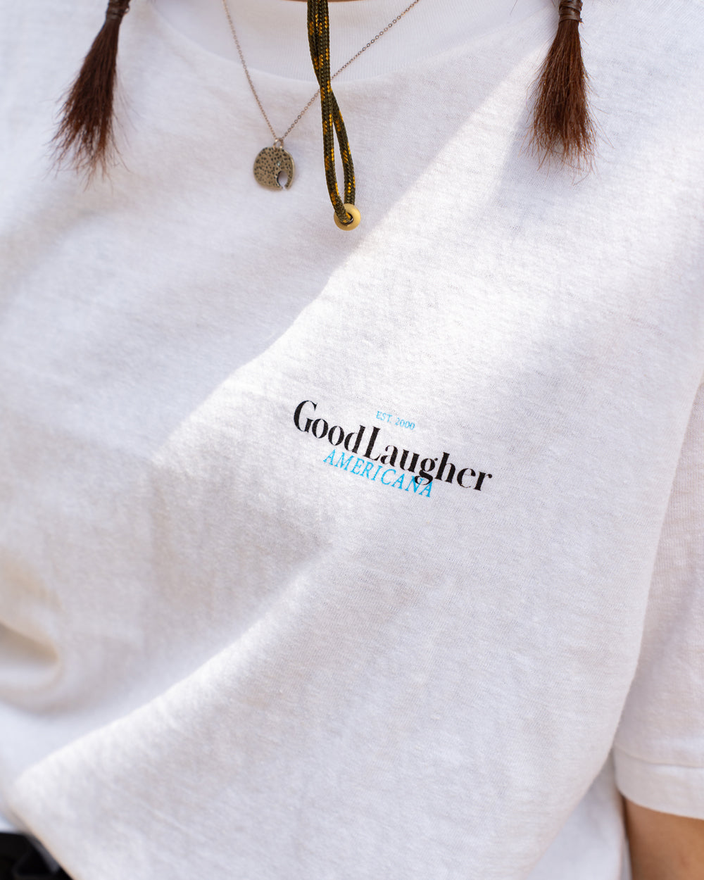 Americana Print tee -SMILE EVERYDAY