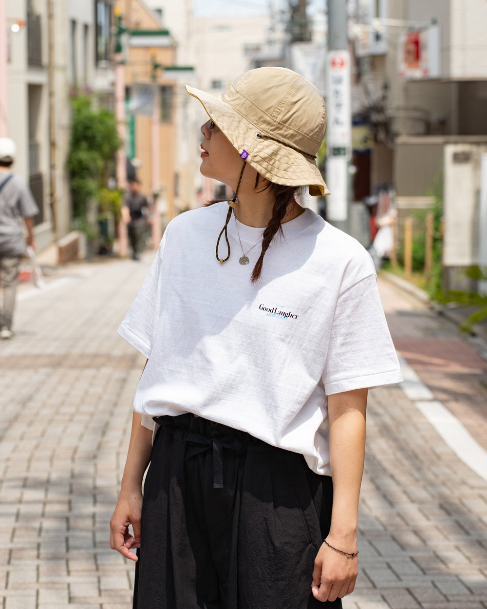Americana Print tee -SMILE EVERYDAY