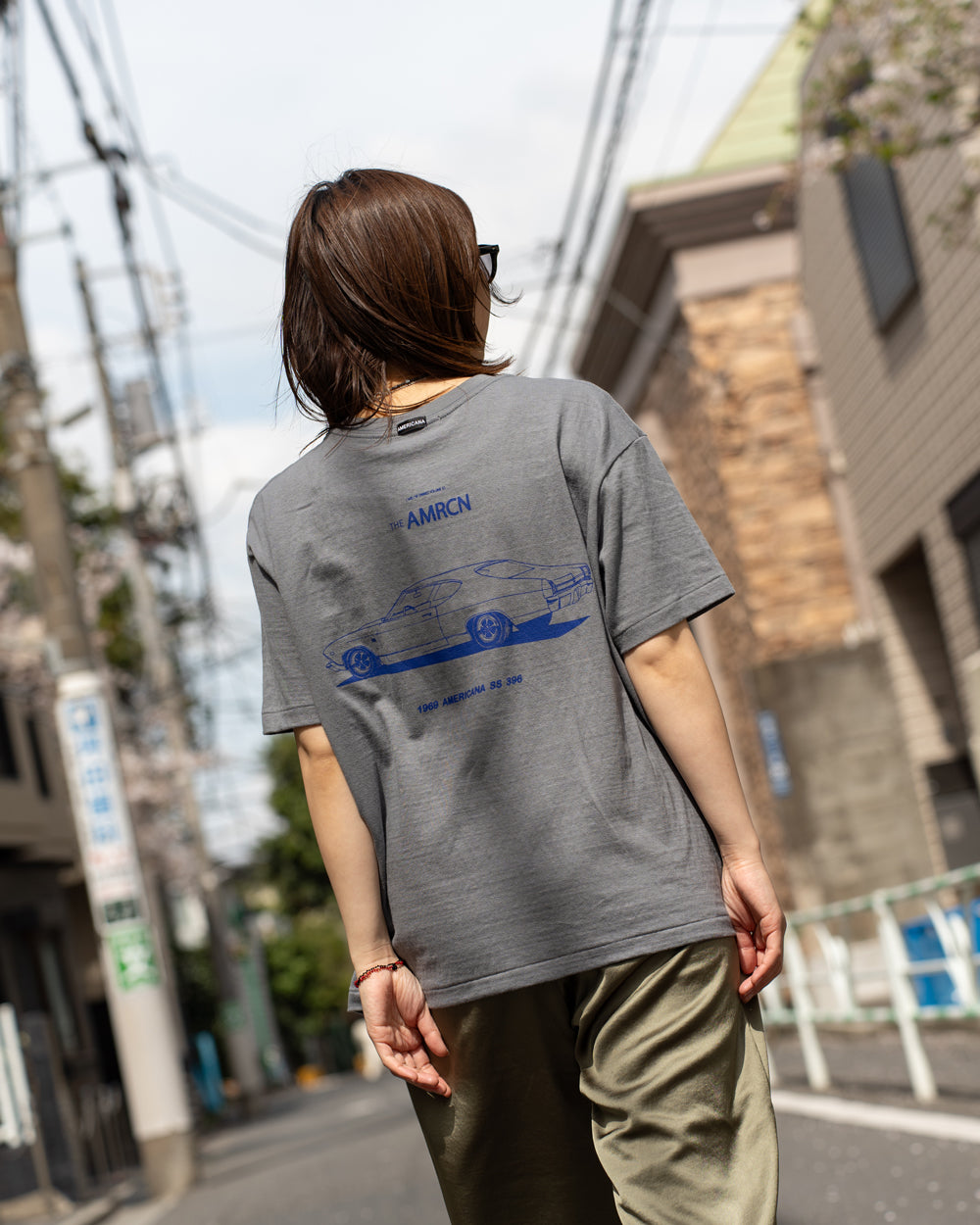 Americana Raffy print tee -Car print