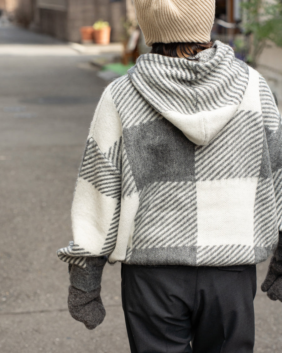 nanamica Mohair Hooded Shirt Jacket