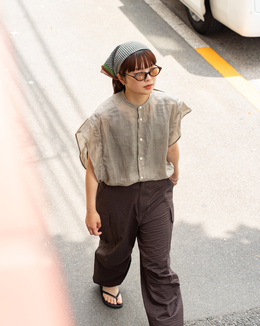 HAVERSACK Band collar shirts