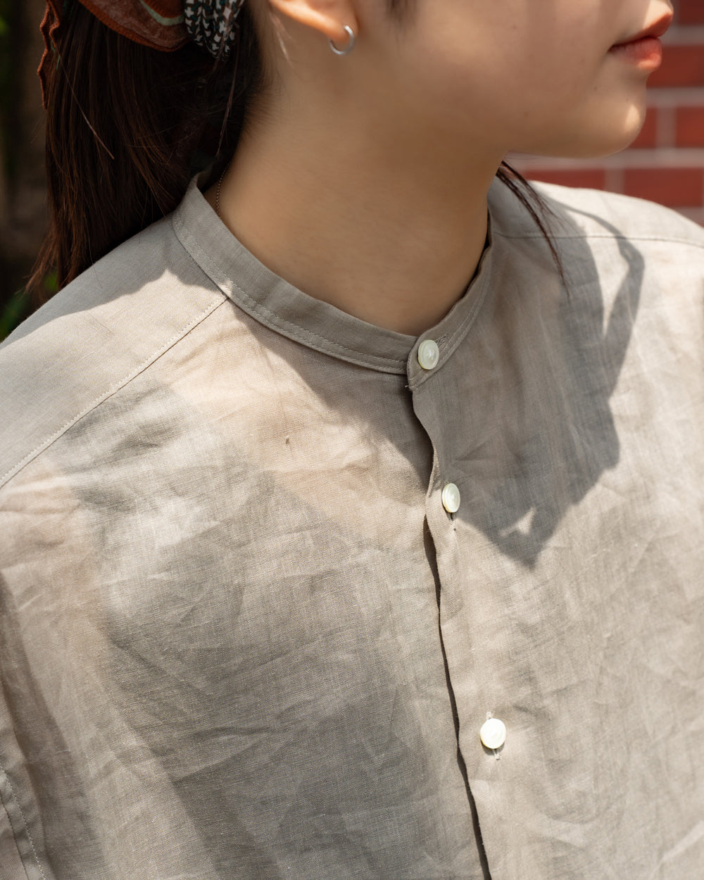HAVERSACK Band collar shirts