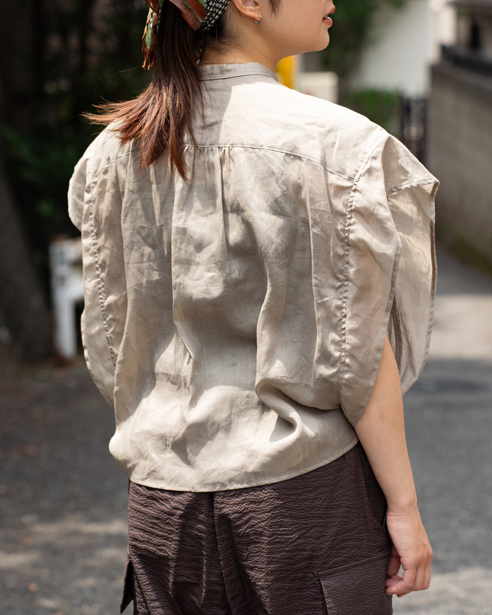 HAVERSACK Band collar shirts