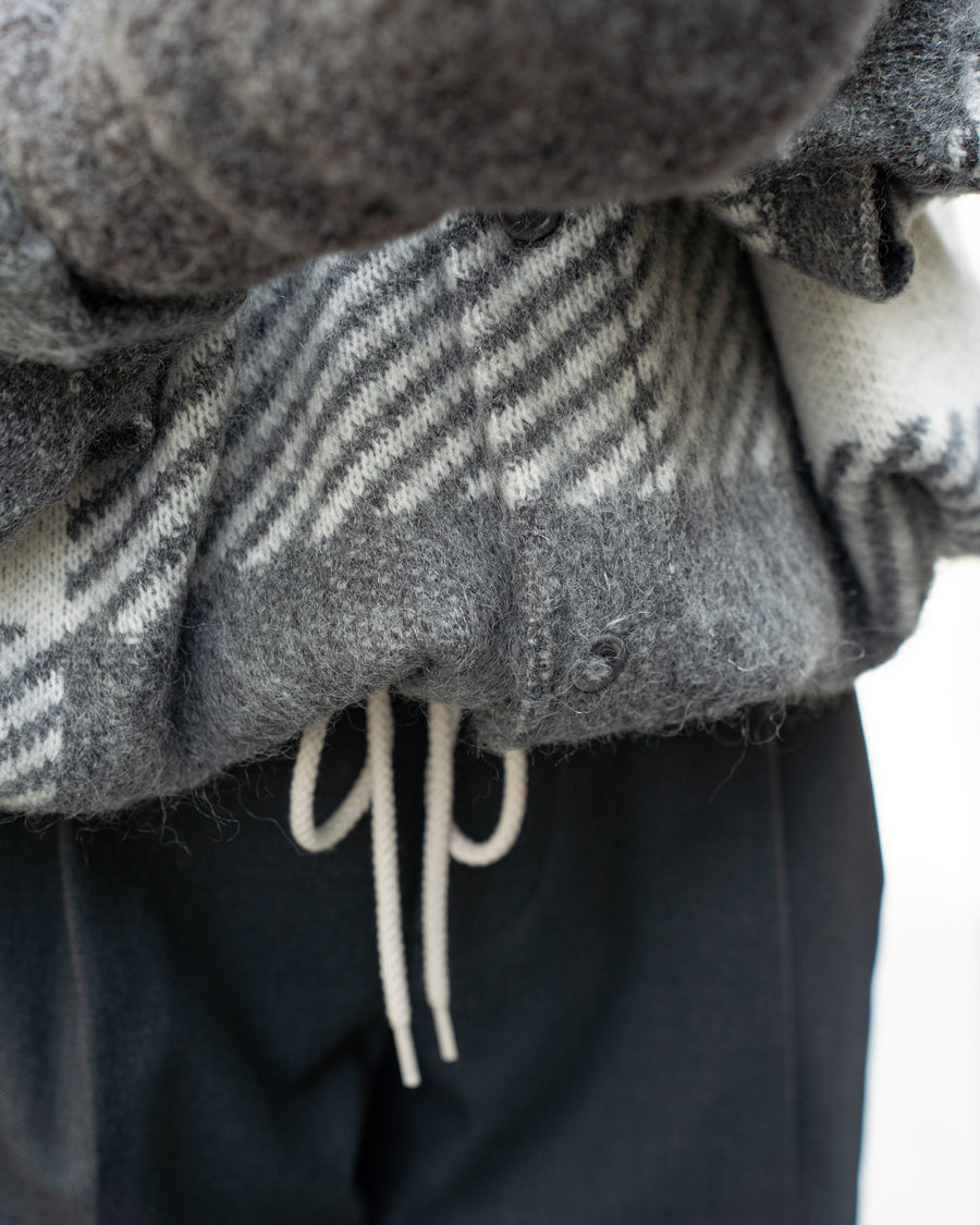 nanamica Mohair Hooded Shirt Jacket