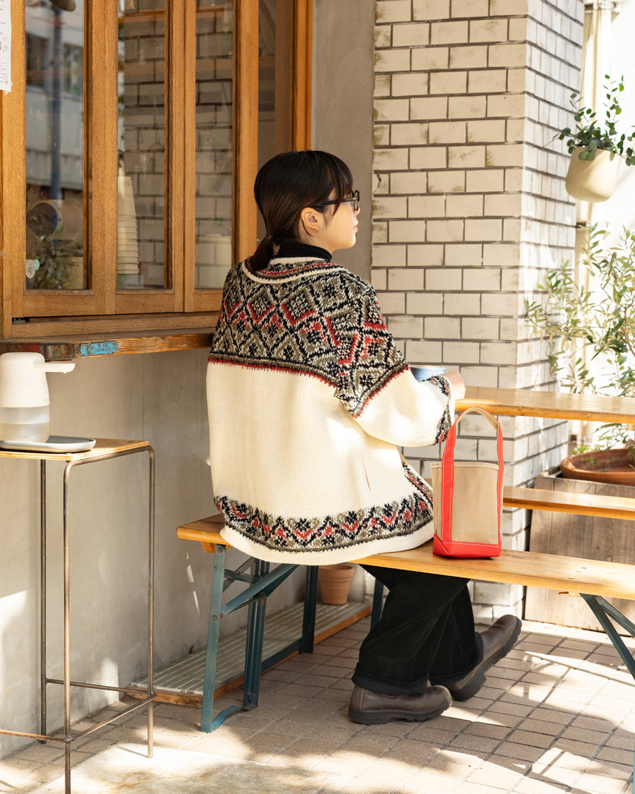 COOHEM　NORWEGIAN KNIT CARDIGAN
